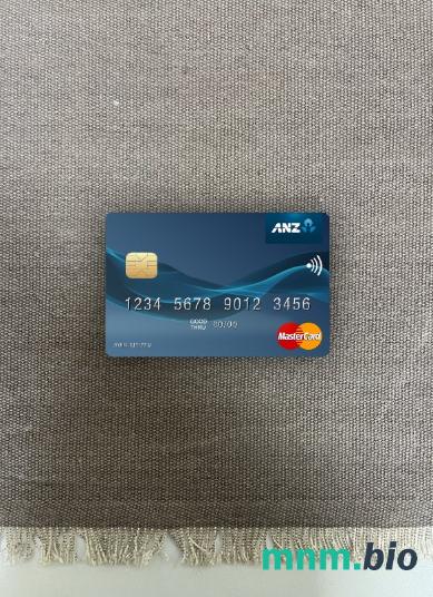 Samoa ANZ bank wygląd zdjęcia mastercard skan PSD + zdjęcie